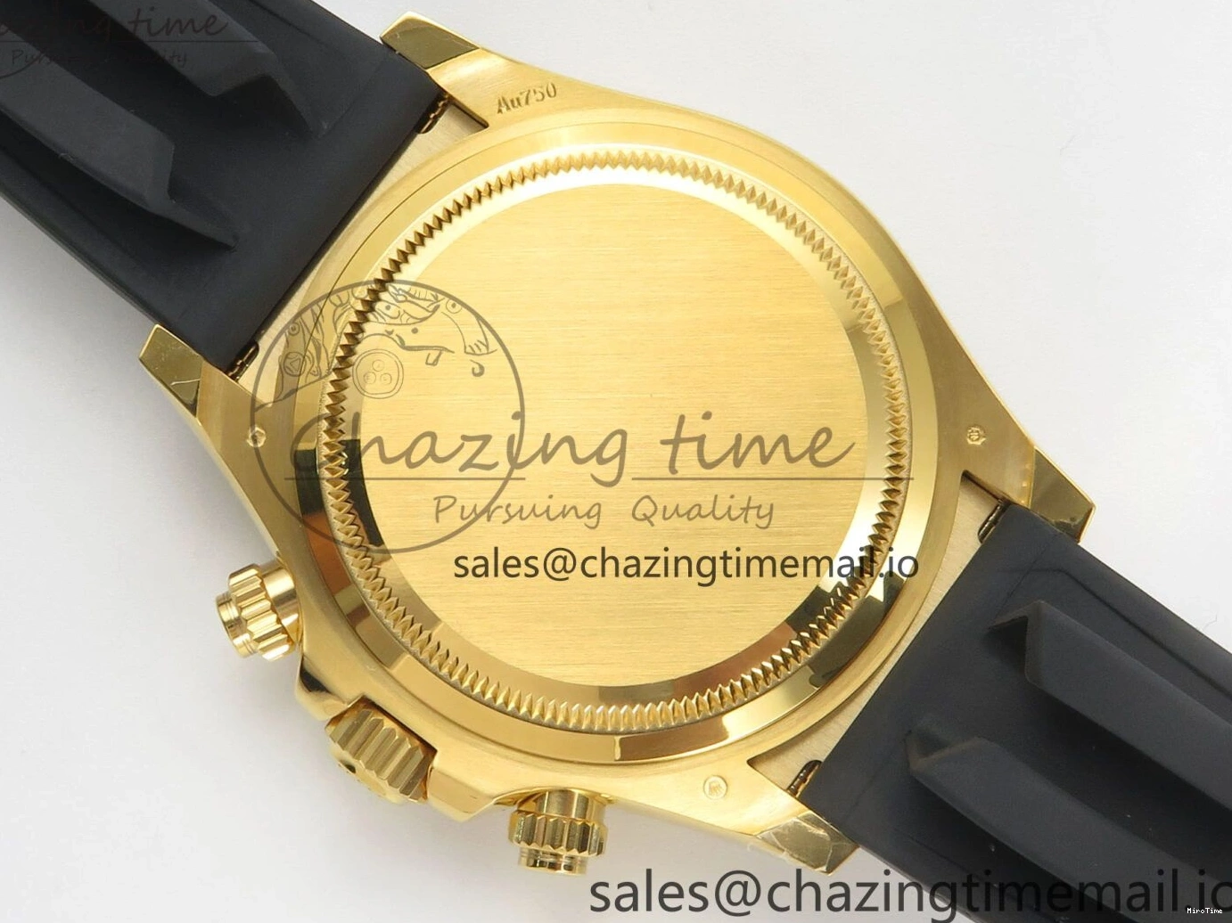 MiroTime 0524 Daytona 126518 VSF 1:1 Best Edition YG Black Dial on Oysterflex Strap VS4131 V2 (Weighted) Refined 329